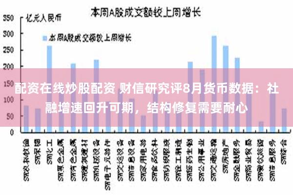 配资在线炒股配资 财信研究评8月货币数据：社融增速回升可期，结构修复需要耐心