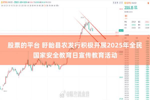 股票的平台 盱眙县农发行积极开展2025年全民国家安全教育日宣传教育活动
